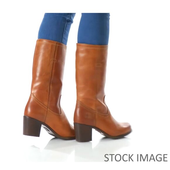 FRYE KENDALL PULL-ON BOOT in COGNAC – LIKE NEW!!! - Picture 2 of 14